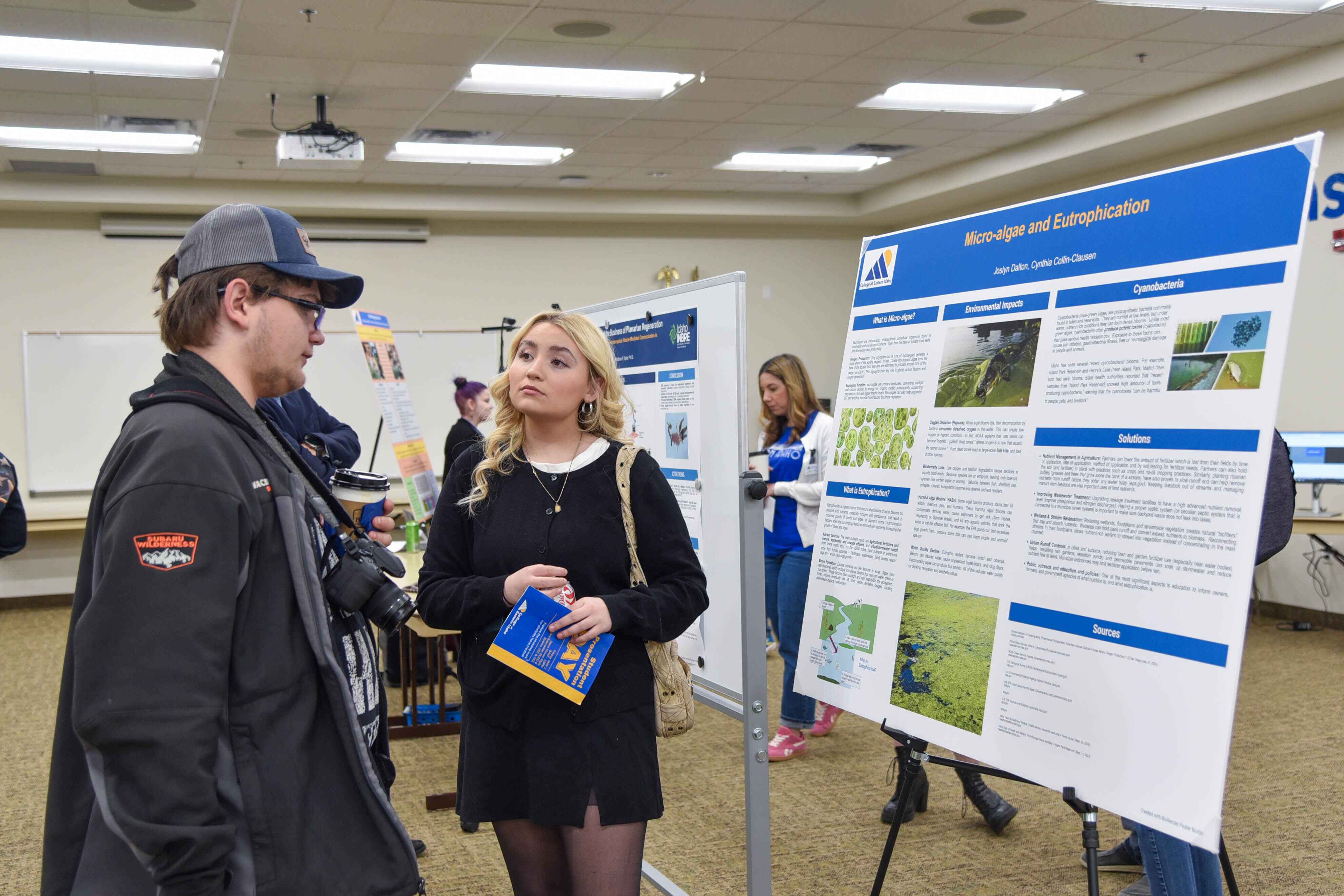 CEI Student discusses presentation