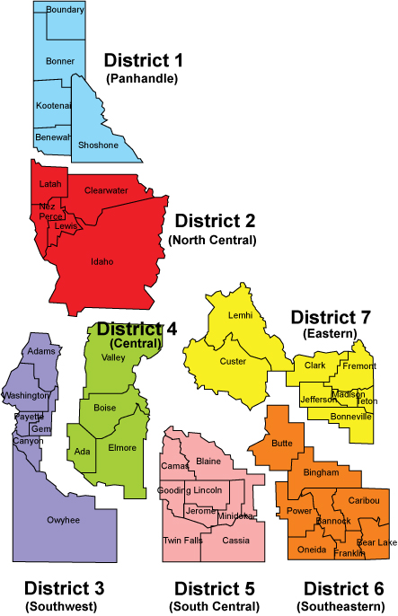 Idaho District Map