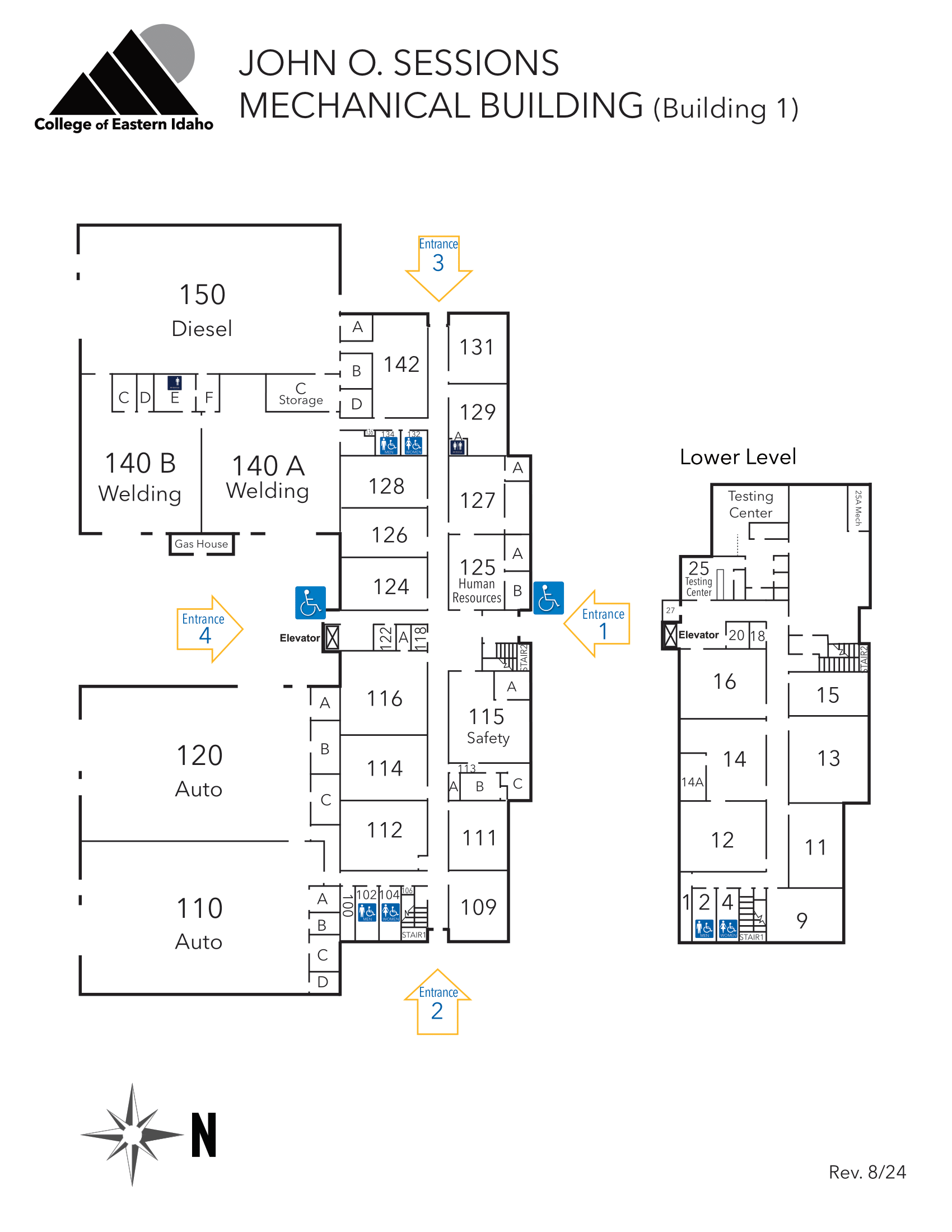 Campus Map College Of Eastern Idaho