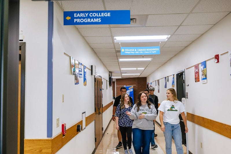 Early College Stock Photo