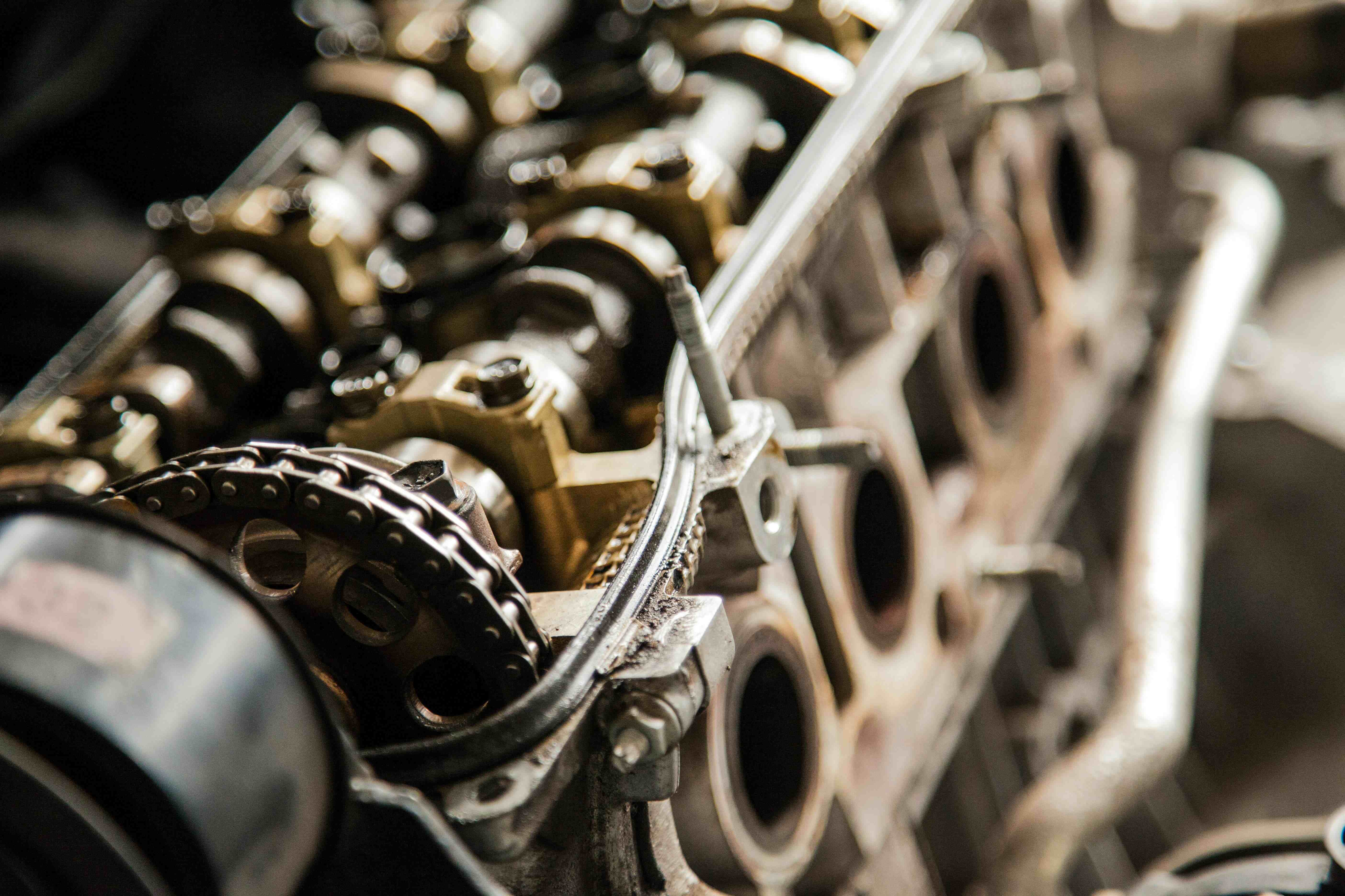 Stock photo of an engine