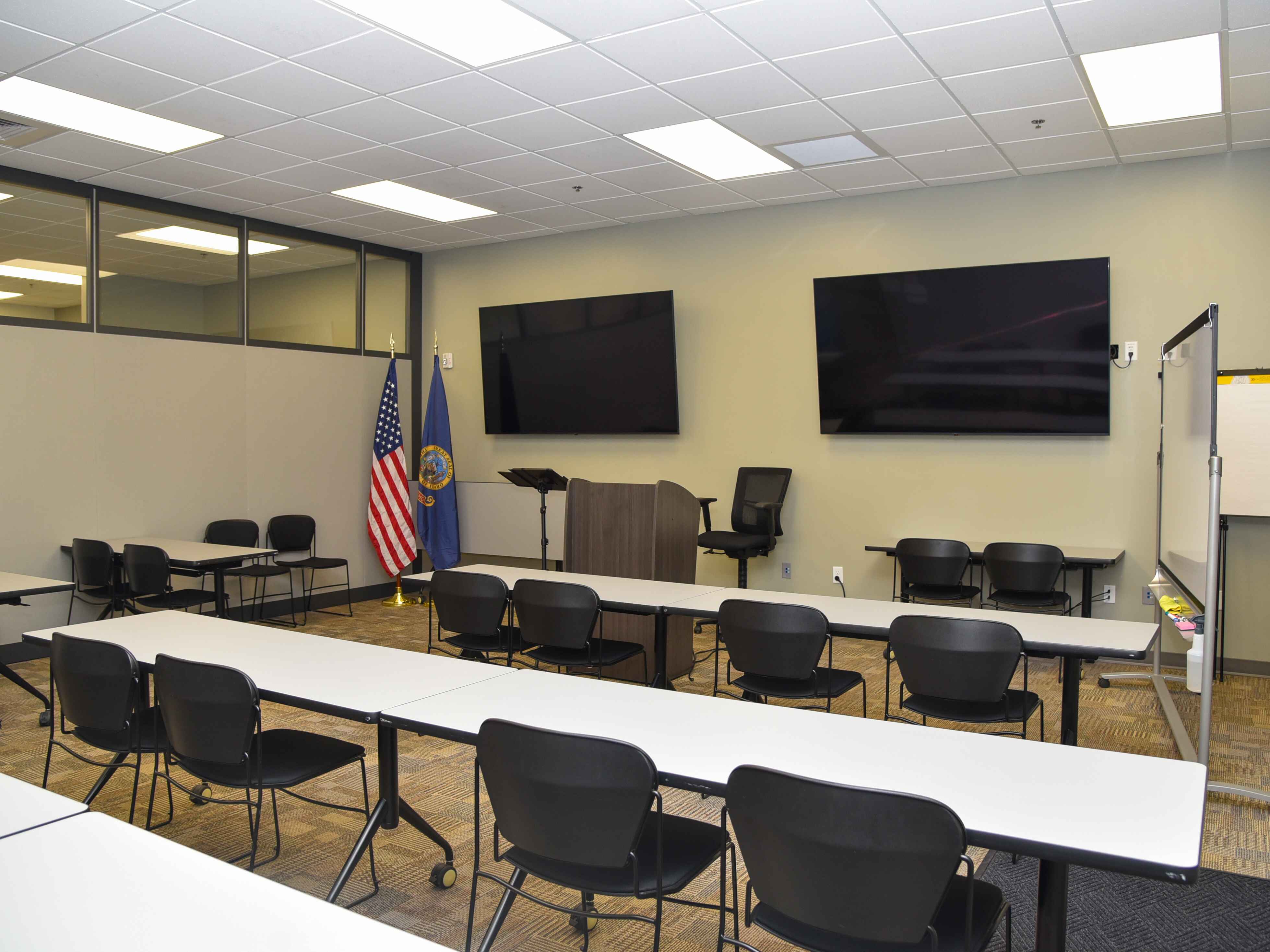 Photo of interior of CEI classroom for new Patrol Academy