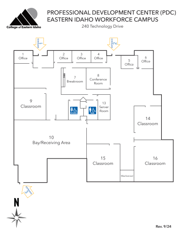 PDC Floorplan