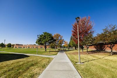 Photo of CEI campus courtyard